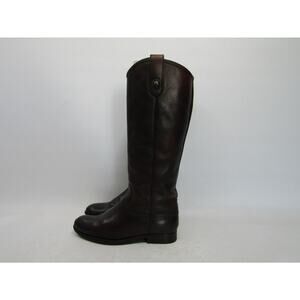 Frye Womens Size 6 B Brown Leather Knee High Cowboy Riding Fashion Boots